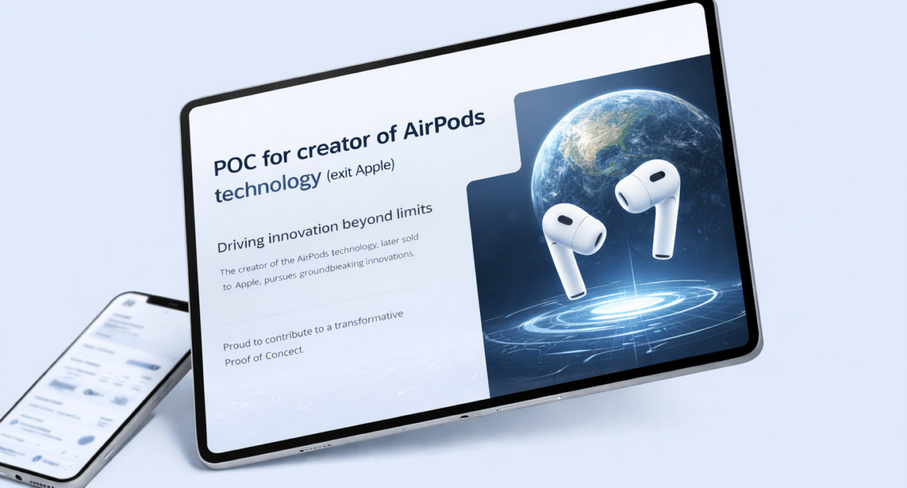 Confidential High-Tech POC – AirPods Technology Creator (USA)